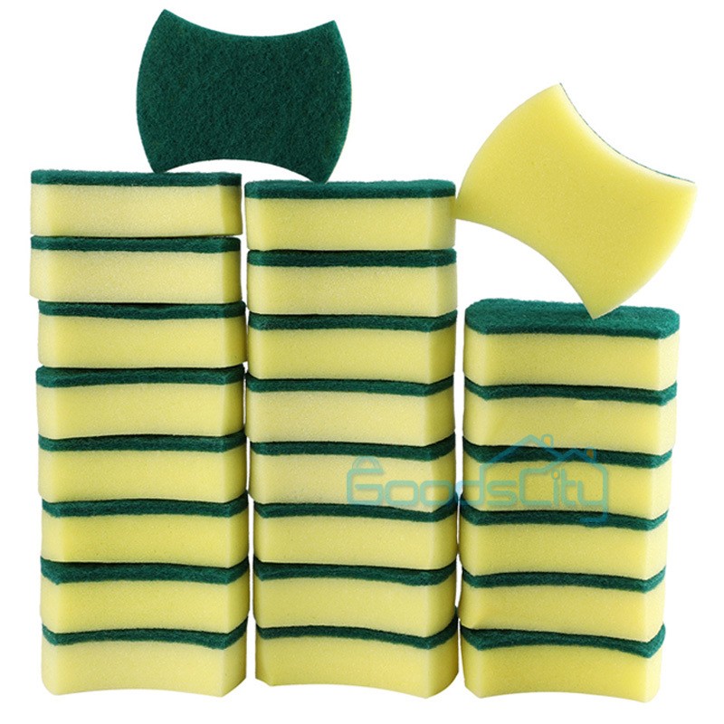 72/48 Esponjas de doble cara Scou Pads Esponjas multiusos para fregar platos