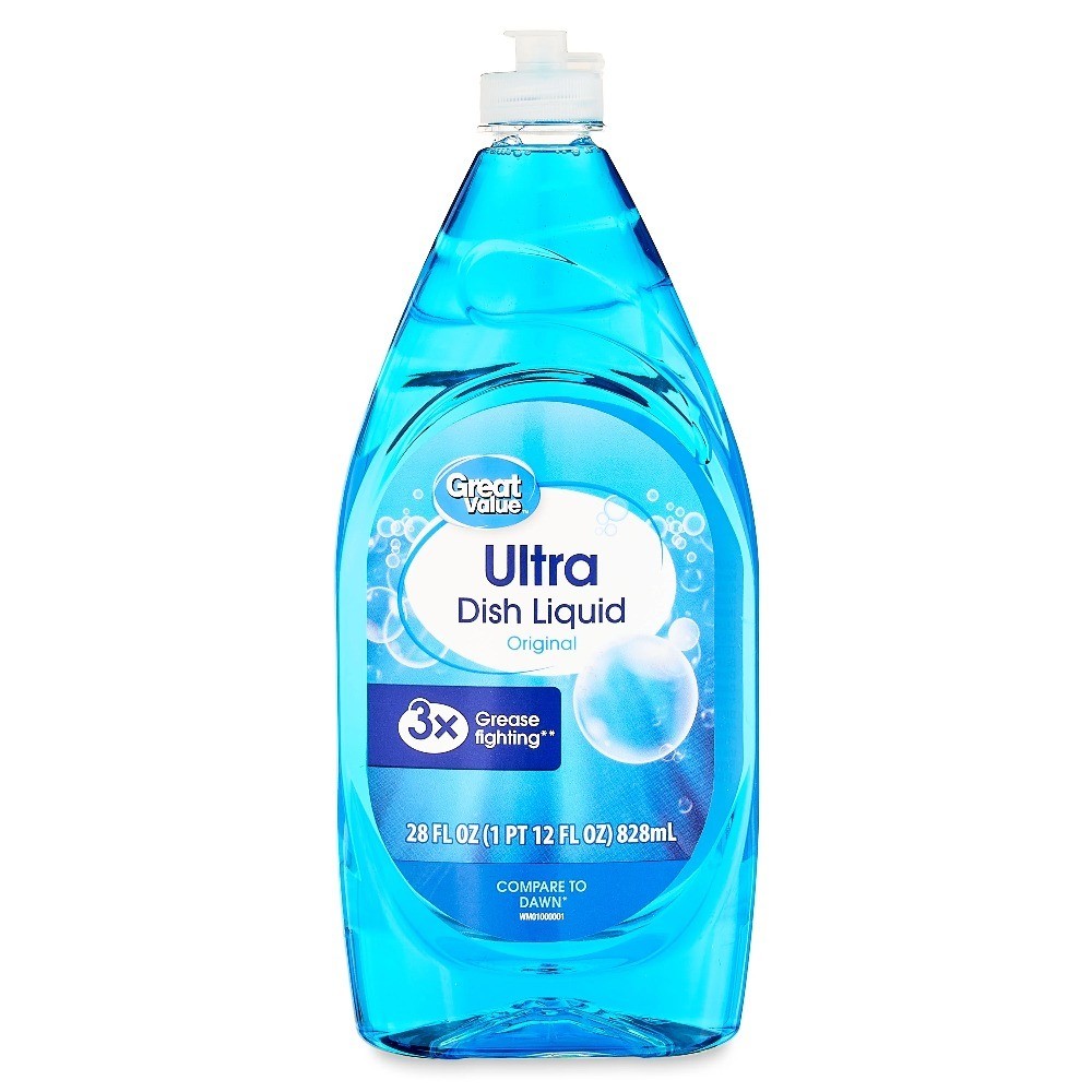 Ultra Dishwashing Liquid Soap Original Scent 28 Fluid Ounces 4 Pack