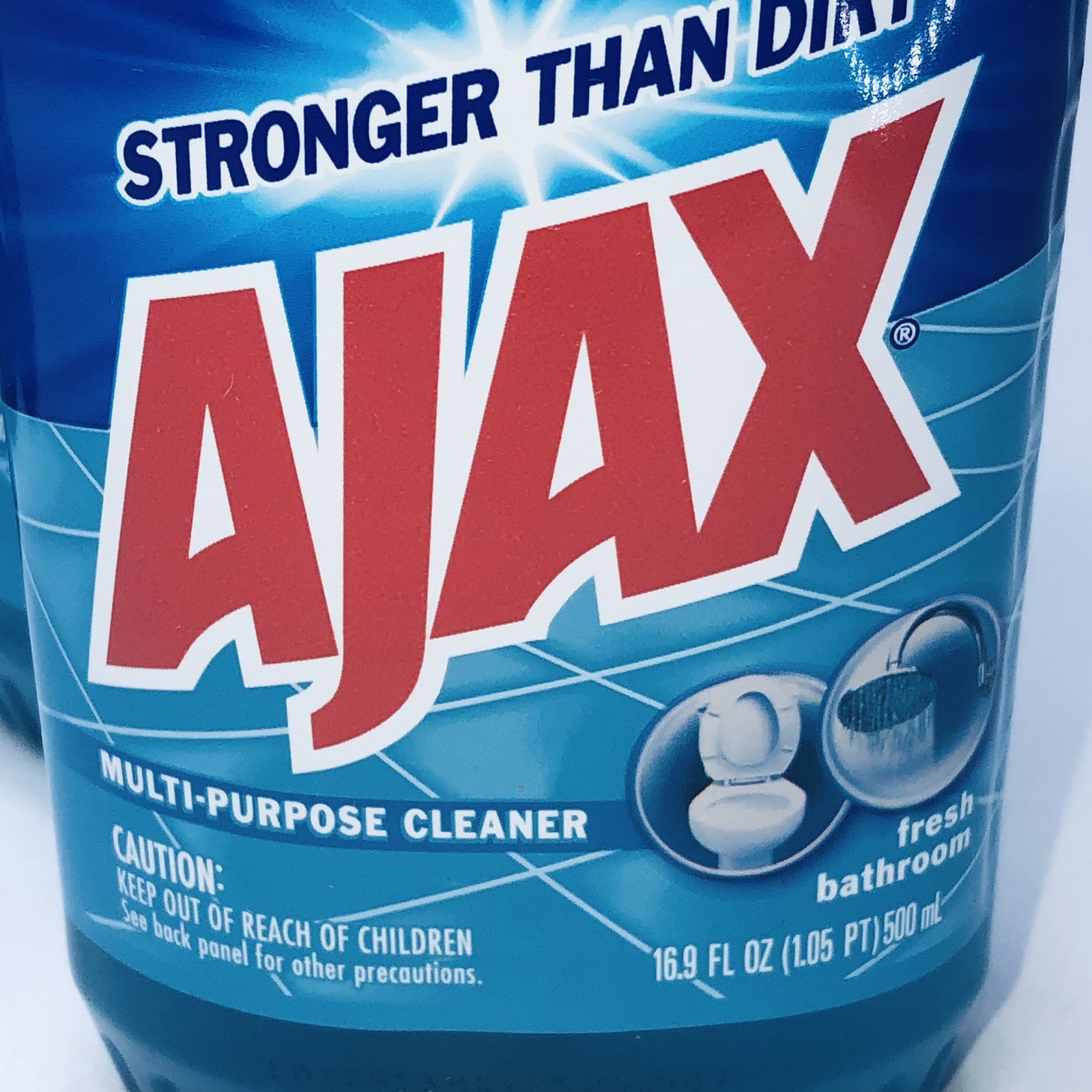 Ajax Lasting FRESH BATHROOM All Purpose Cleaner 16.9 oz ea No Residue 6 Bottles