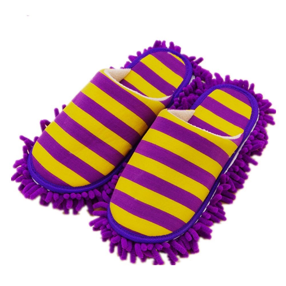 Unisex Microfiber Slippers Floor Cleaning Mop Men and Women House Dusting Tool