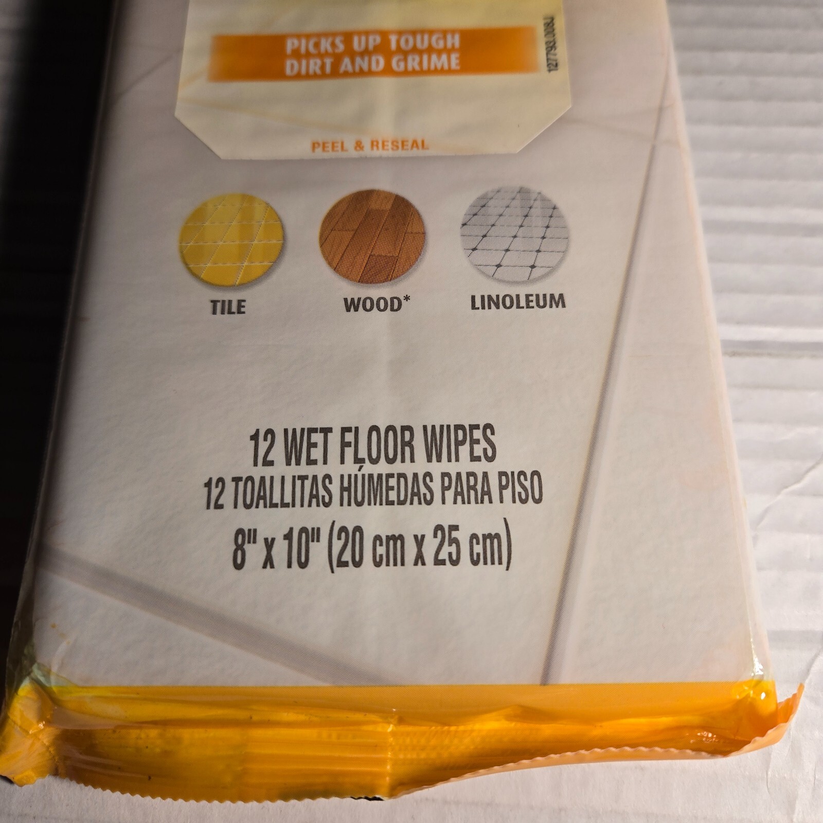 Pine-Sol Wet Floor Wipes Lemon Fresh Lot Of 4 Packs Fits Common Sweepers NOS