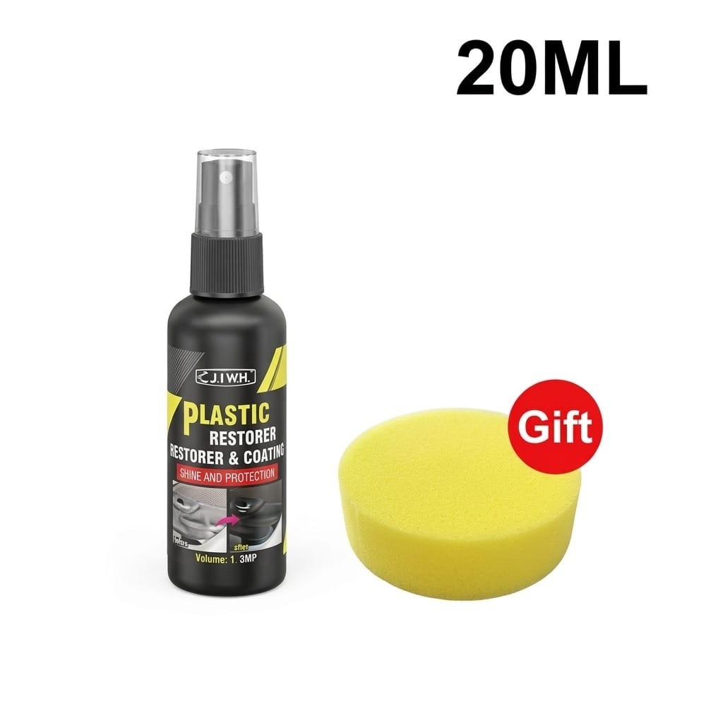 Car Plastic Restorer Back To Black Gloss Plastic Renovator Longlasting Coating L