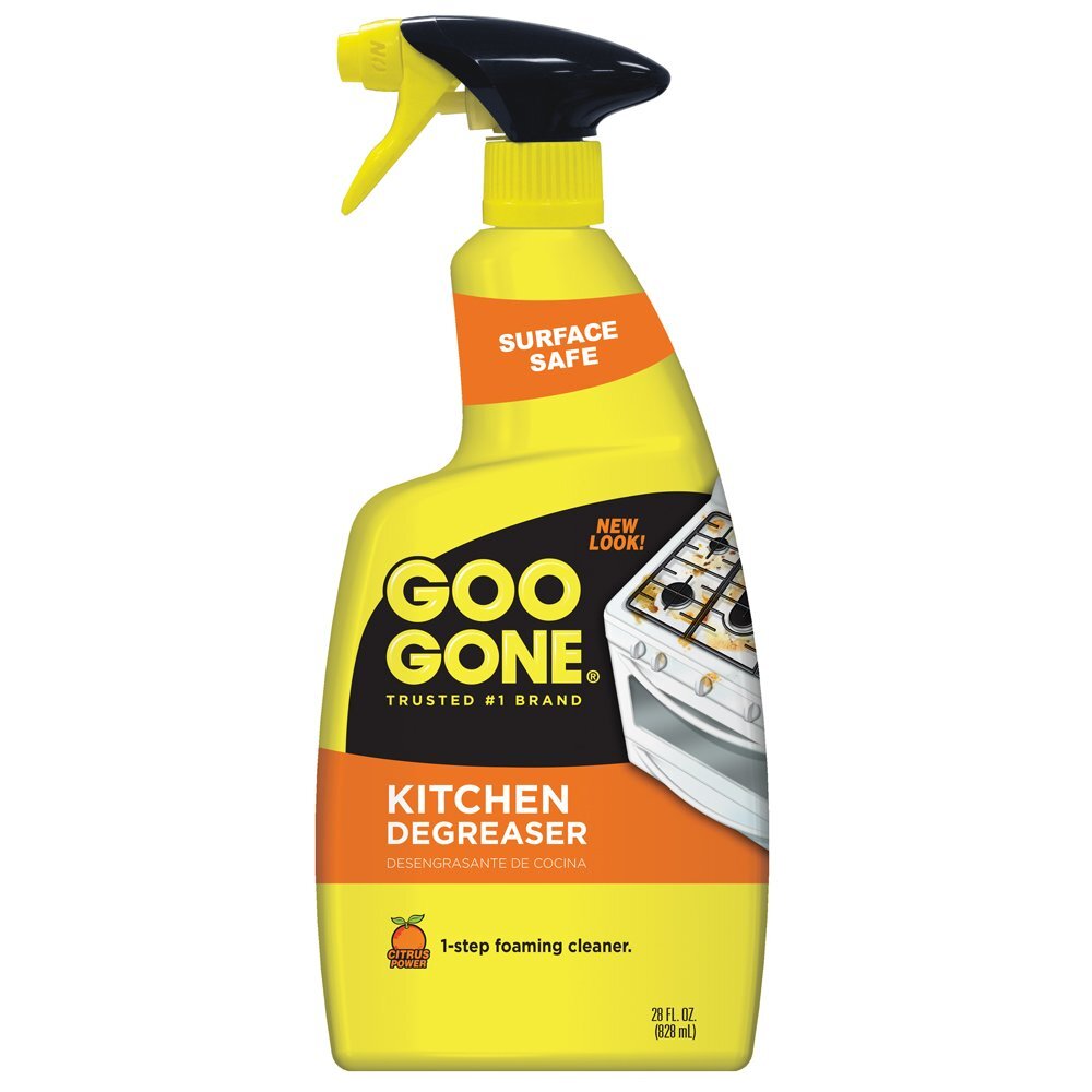 28 Fl Oz Kitchen Degreaser Yellow Black Fast Acting Cleaner for Grease Grime