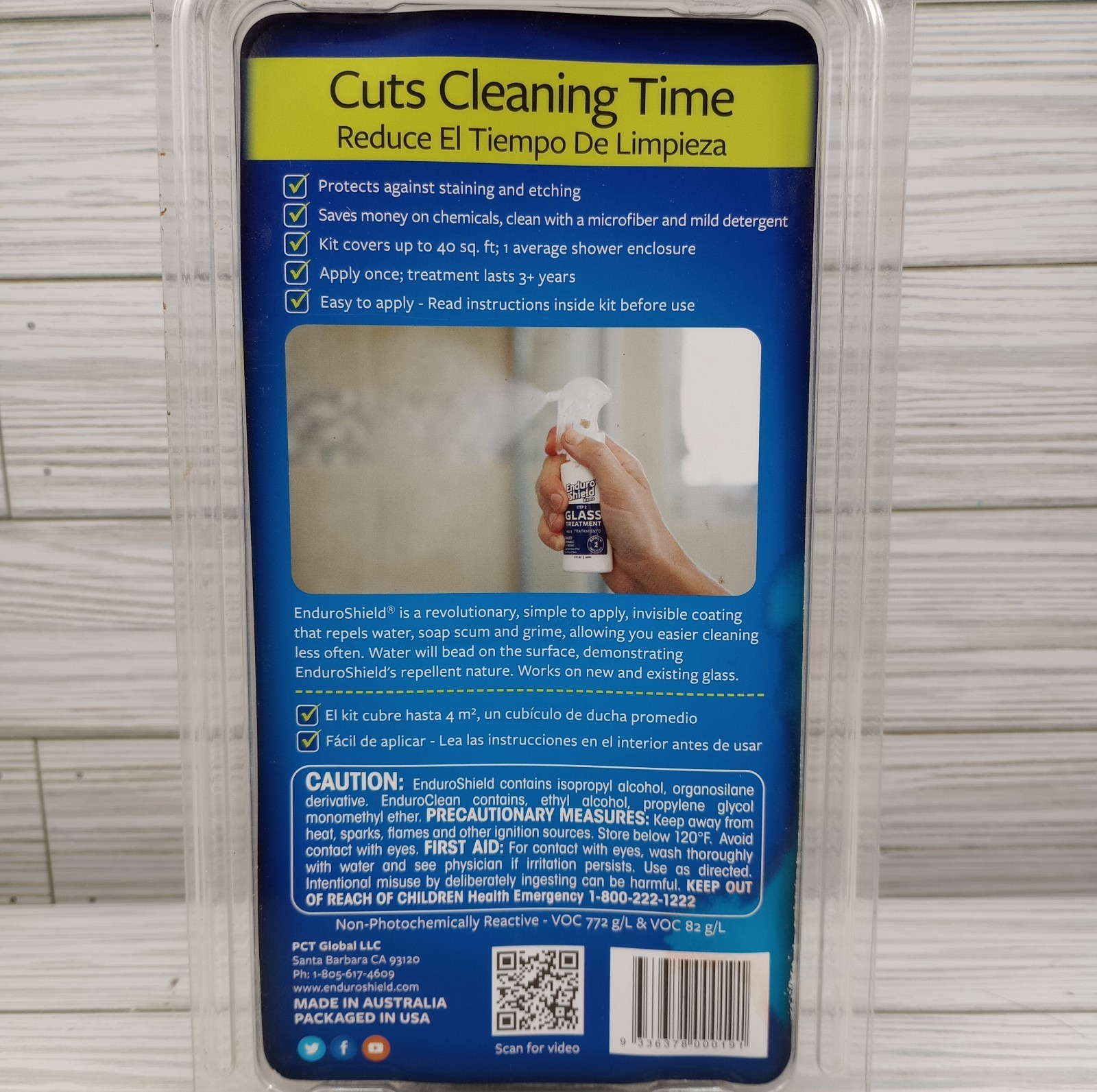 Enduro Shield Home Glass Treatment for Showers & More – New & Sealed