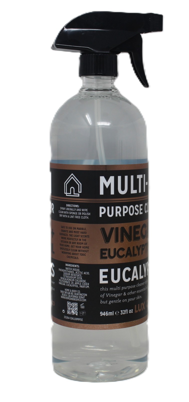 Lux Multi-Purpose Cleaner Cleanser Vinegar & Eucalyptus Oil 32 oz Jumbo New