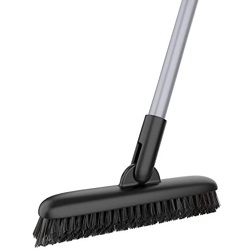 Heavy Duty Grout Scrub Brush 50 Inch Long Handle Stiff Bristles Tile Floor