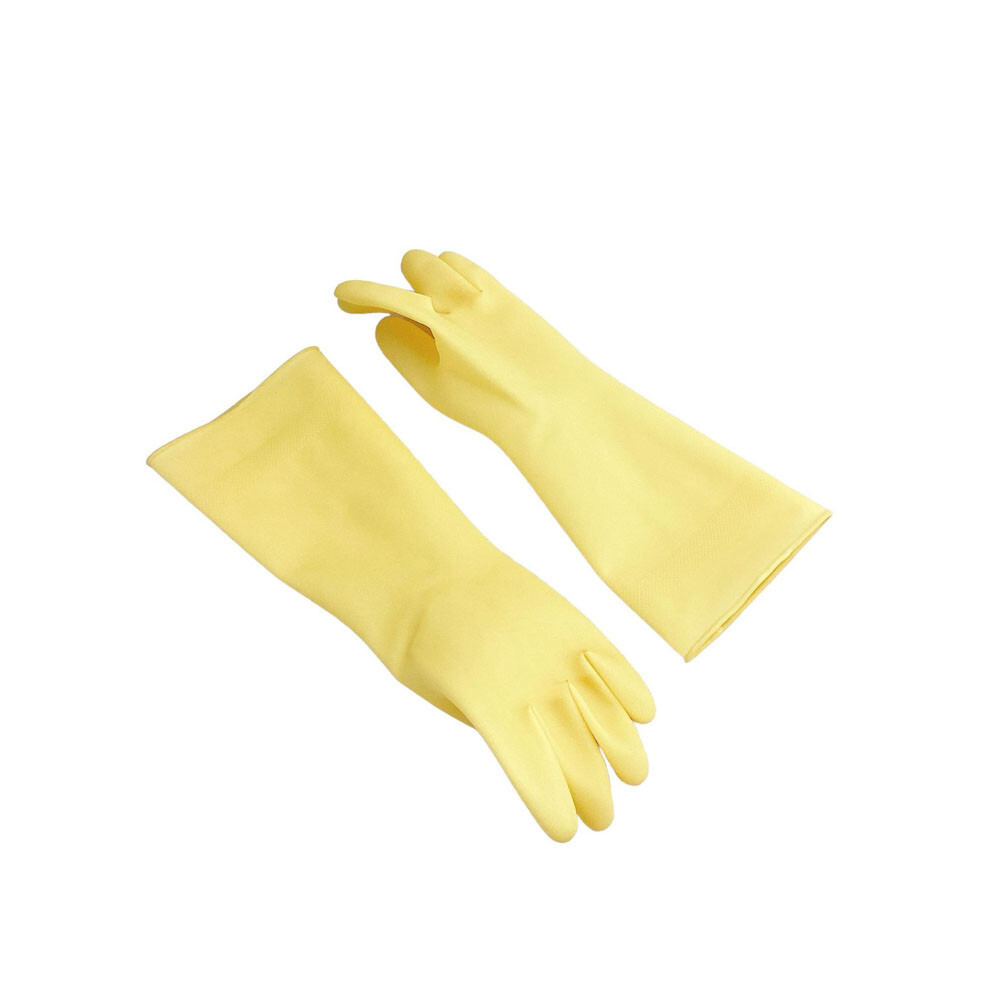 2 Pairs 13.5″ Cleaning Gloves, Reusable Rubber Dish Gloves,Latex Non-Slip Gloves