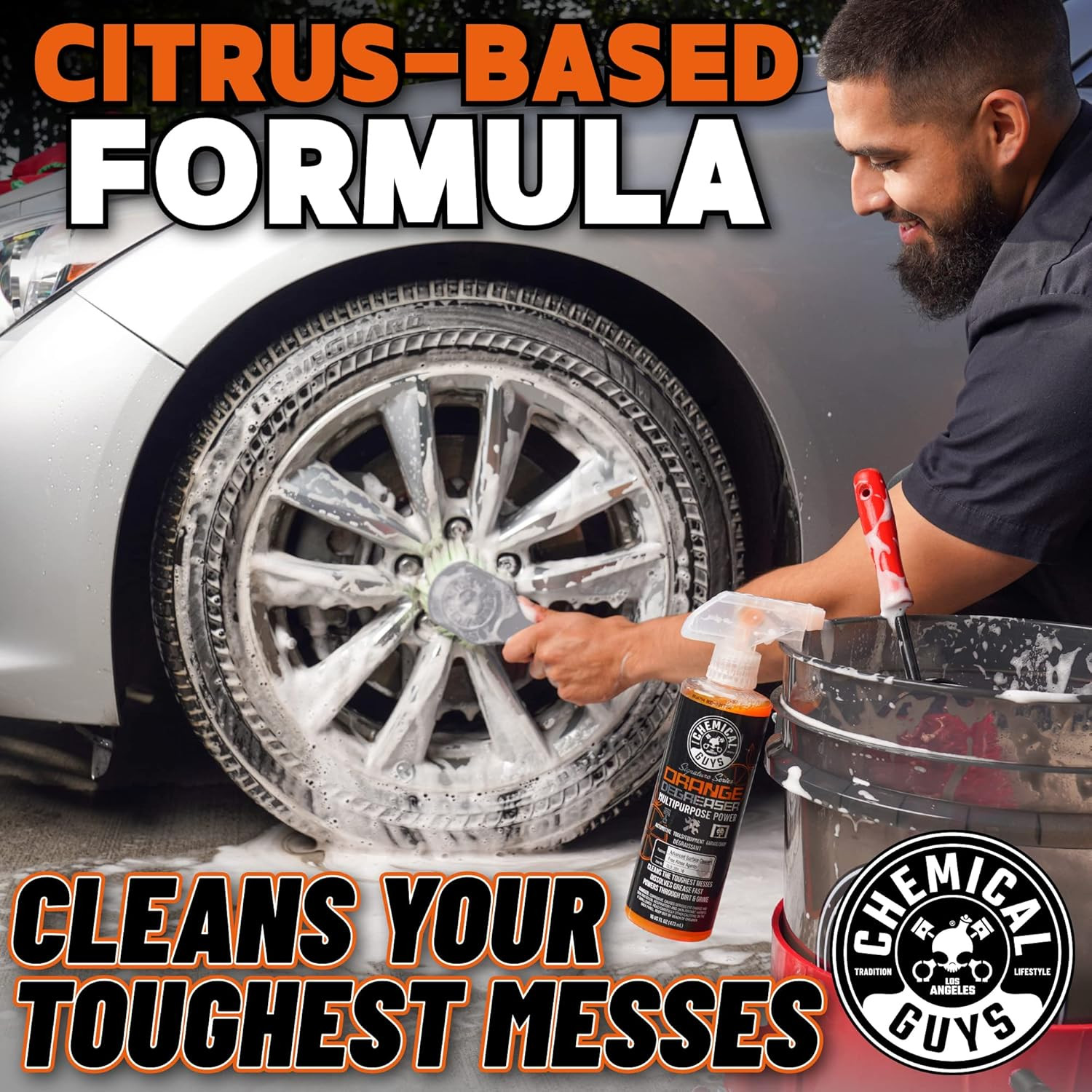 Signature Series Orange Degreaser Spray – Heavy Duty All Purpose Cleaner for Eng