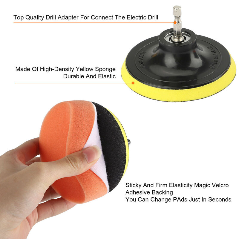 Drill Detailing Brush Tile Grout Power Scrubber Cleaner Polishing & Scrubbing