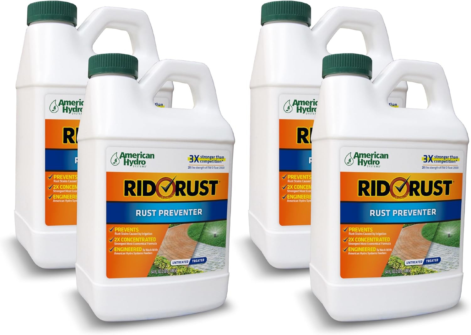 Rid-O-Rust Outdoor Rust Preventer, Concentrated Formula, Prevents Stains Caused