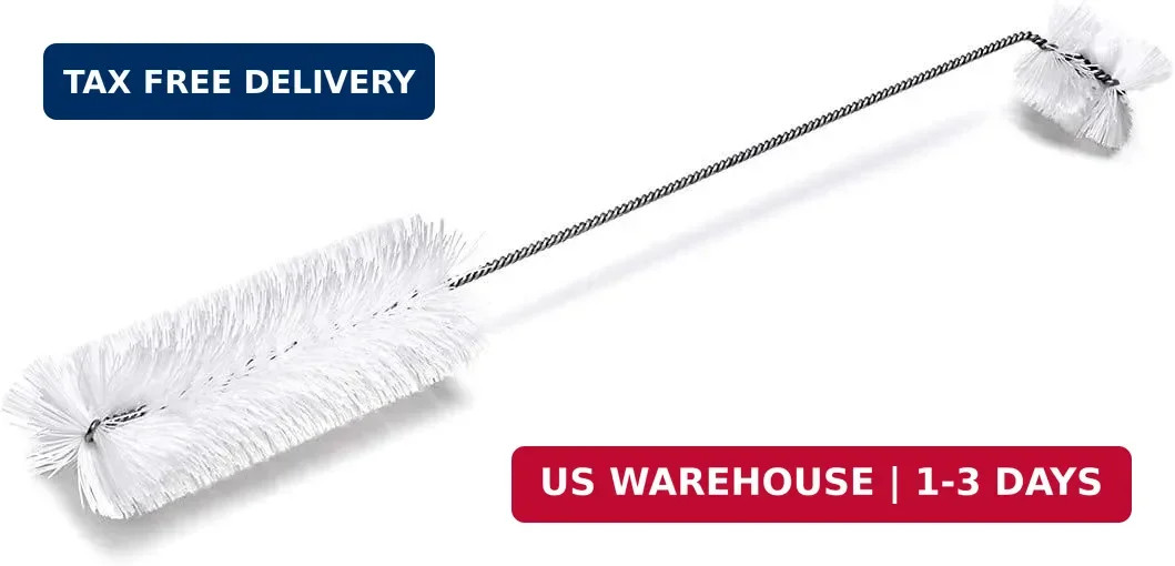 Hummingbird Feeder Cleaning Brush – Dual Purpose-Head – 14″ x 1.7″ – Long Bottle