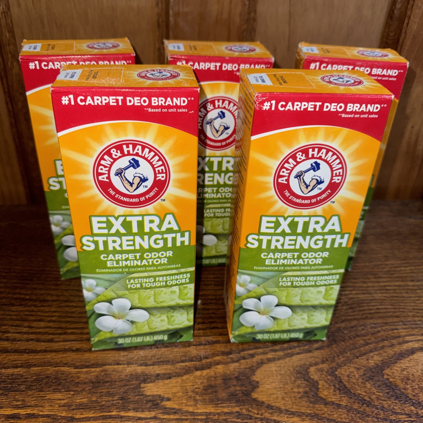 ARM & HAMMER Carpet Odor Eliminator, Extra Strength, 30 oz. (5 Pack) Freshness