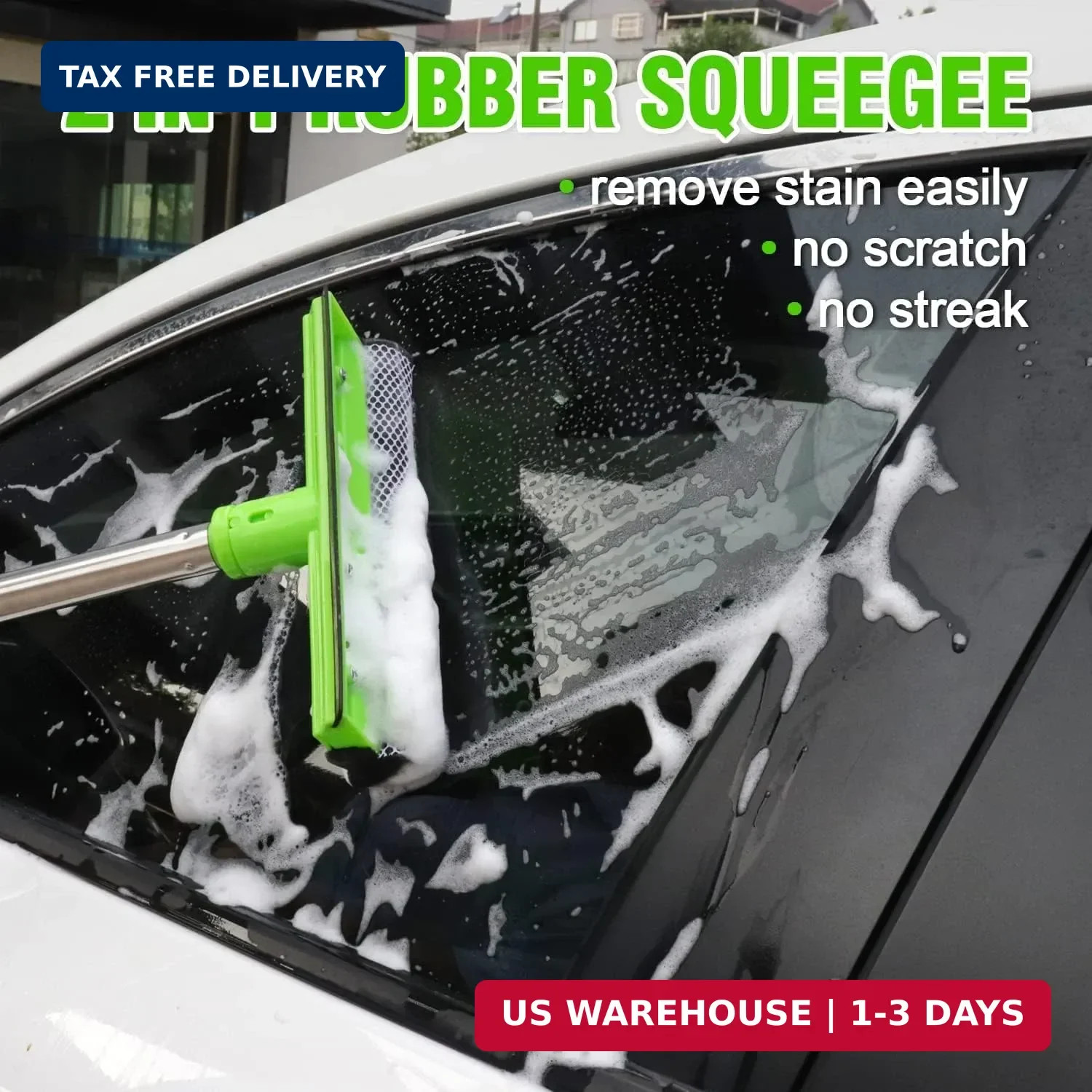 🚗 62” Car Wash Brush with Long Handle Car Wash Mop Mitt Chenille Car Cleaning