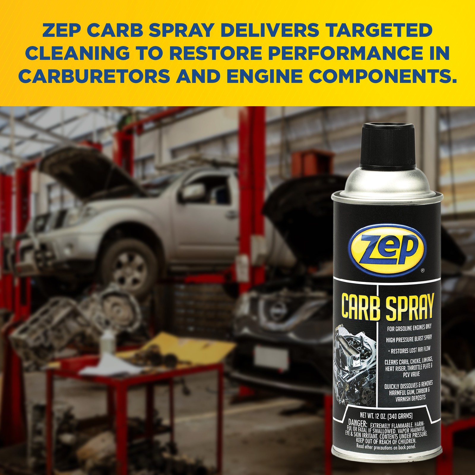 Zep Carb Spray – 12 oz