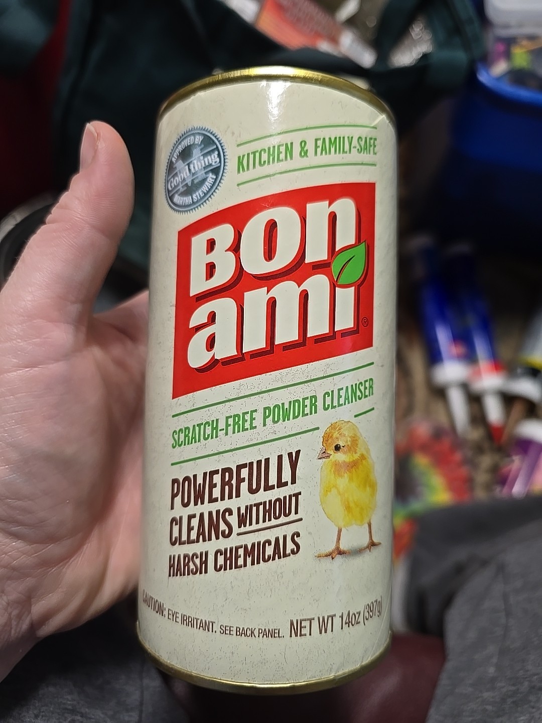 Bon Ami POWDER CLEANSER 14 oz. No Scent Cleaner Kitchen Bath Surfaces USA MADE