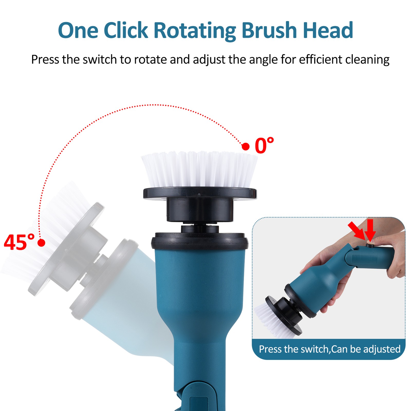21V Electric Scrubber Multi-Function Lithium Retractable Cleaning YNTH