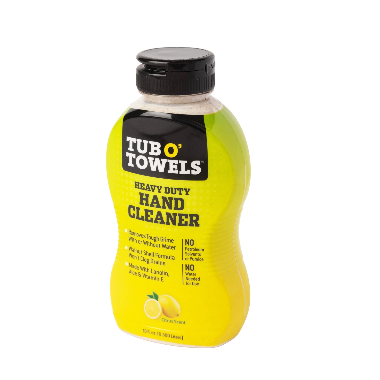 Tub O’ Towels, Heavy Duty Hand Cleaner, 10 oz. Squeeze Bottle, Ounces 10 oz,