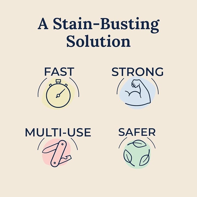 Powerful Stain Remover Spray Clothes Upholstery Carpets Baby Food Juice Blood US