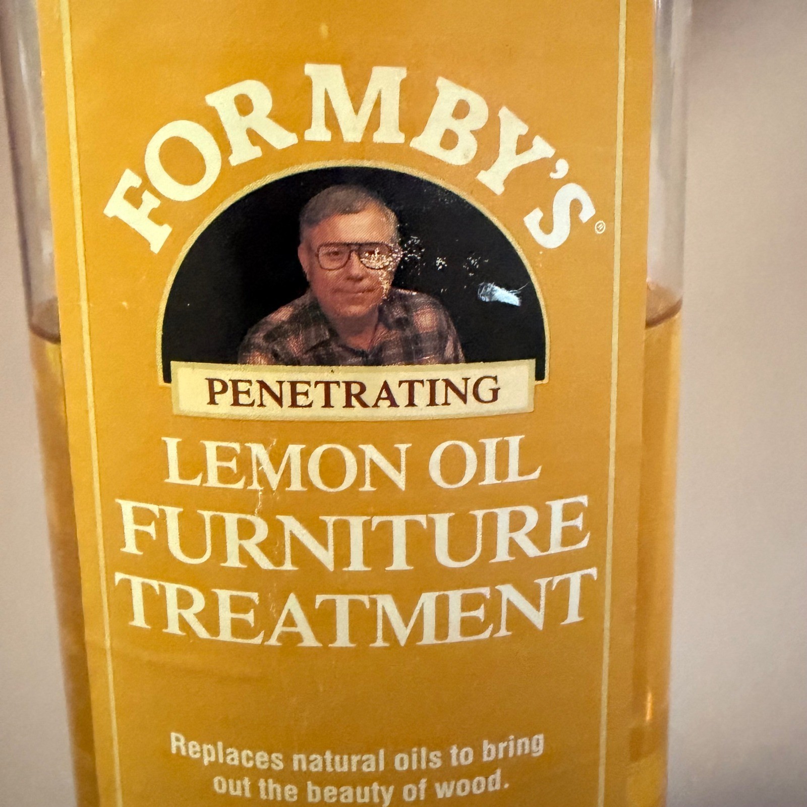 Formbys Penetrating Lemon Oil Furniture Treatment Wood Polish 16oz ~75% Full