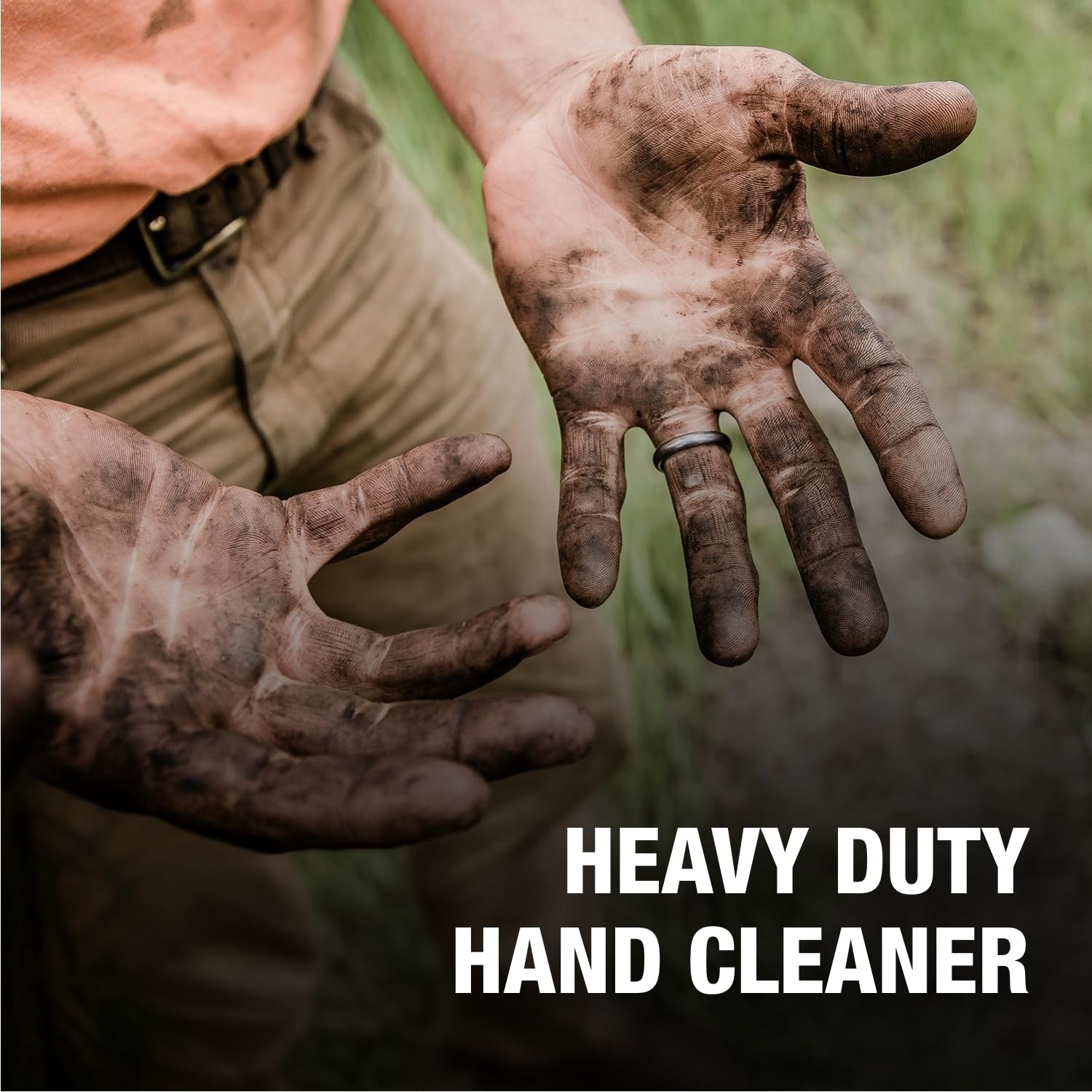 Heavy Duty Waterless Hand Cleaner with Grit – 8oz Bottle of Waterless Hand Cl…