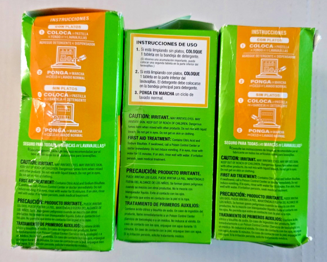 Affresh W10549851 Dishwasher Cleaner 6 Tablets In Each Box 12 TOTAL
