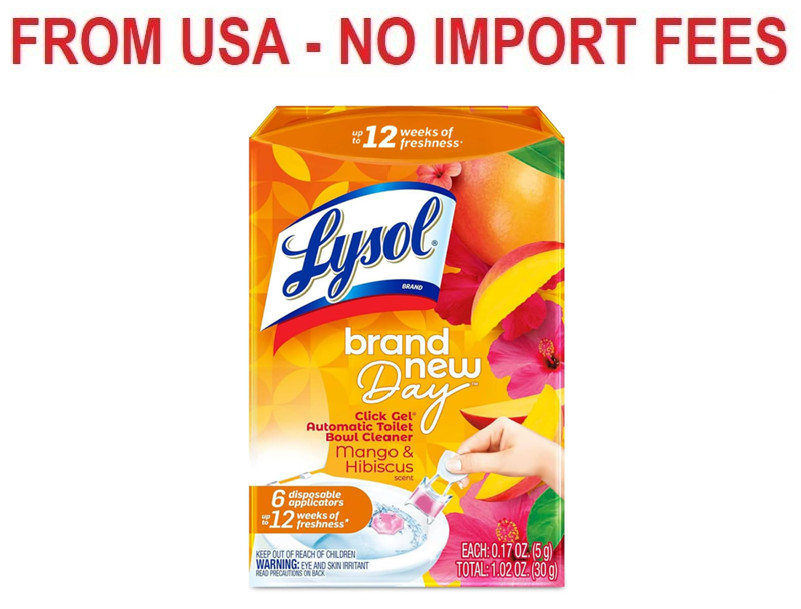 Lysol Click Gel Automatic Toilet Bowl Cleaner, Toilet Gel Stamp, Toilet Freshene