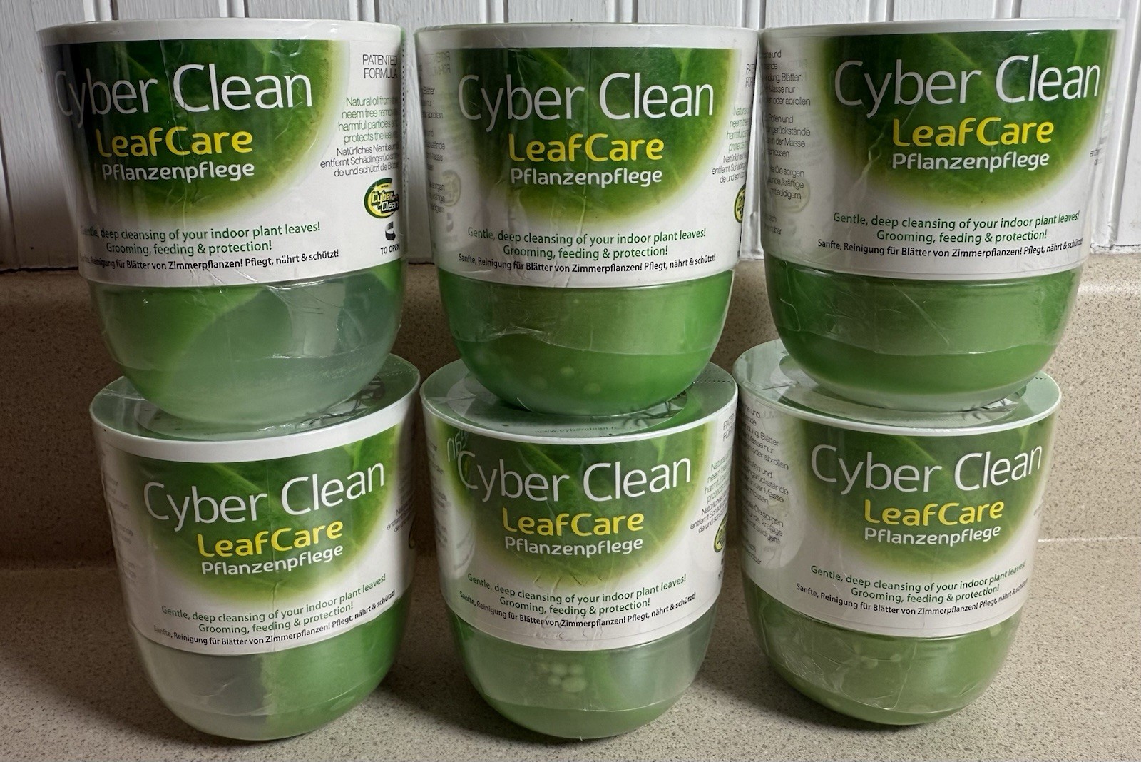 Lot Of 6 Cyberclean Leaf Care Indoor Plants Leaf Cleaner Joker Technologies NEW
