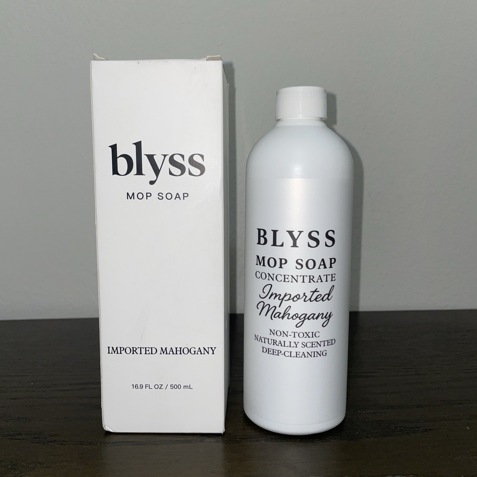 Blyss Mop Soap Imported Mahogany 16.9 Fl Oz