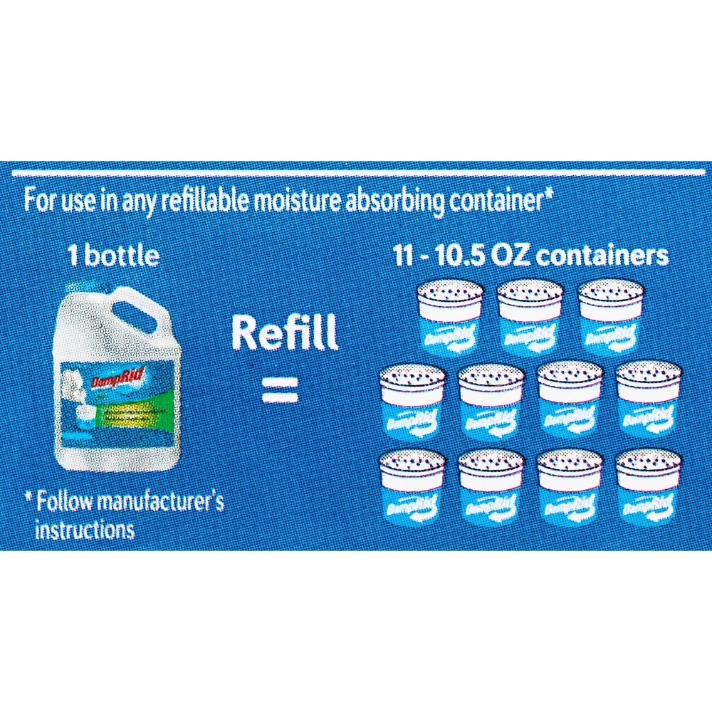 Moisture Absorber Refill Fragrance Free 7.5lbs, 1 Count, Model FG37