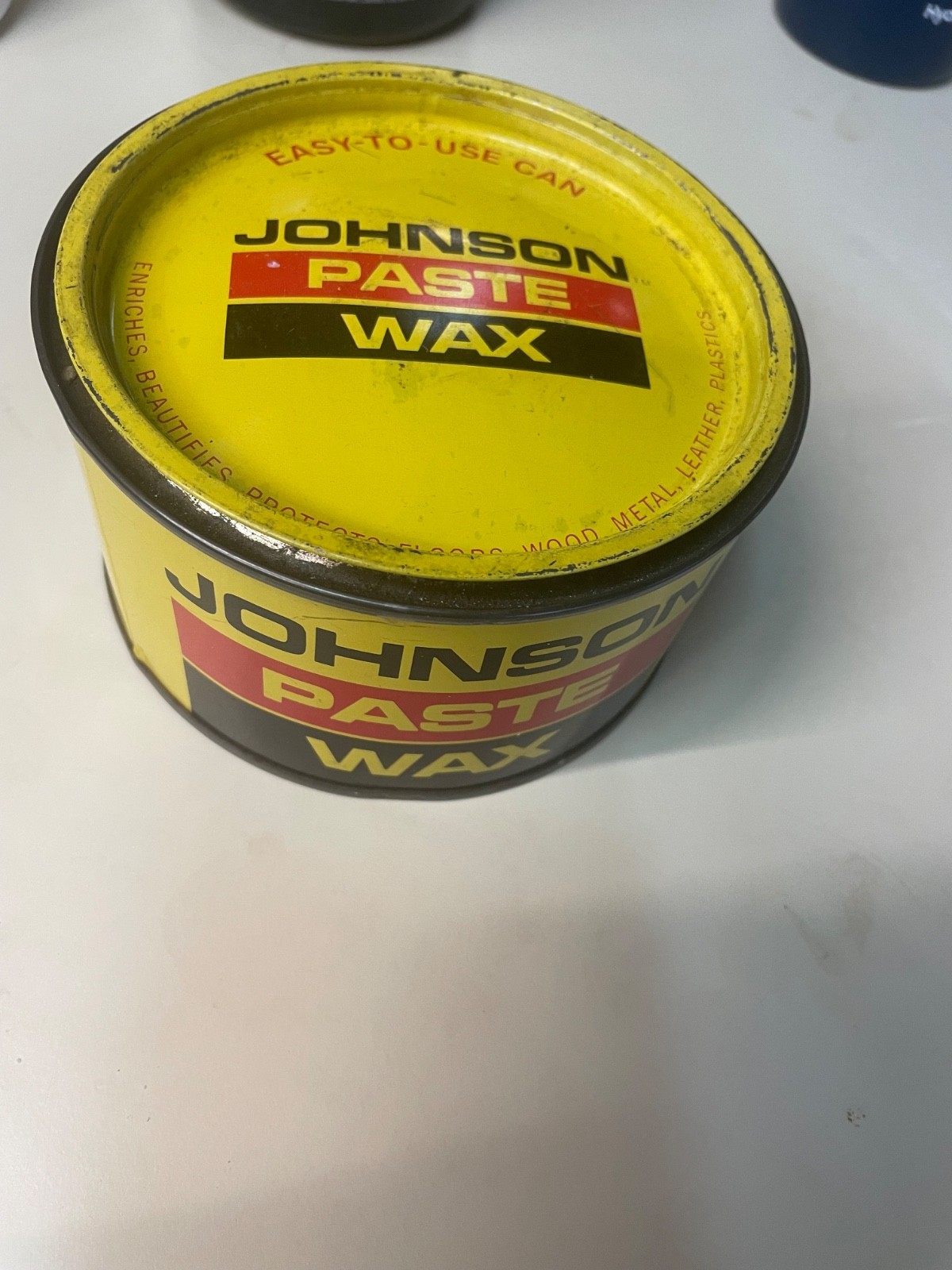 SC Johnson Wood Paste Wax Original Formula 16oz Open/Used Almost Full