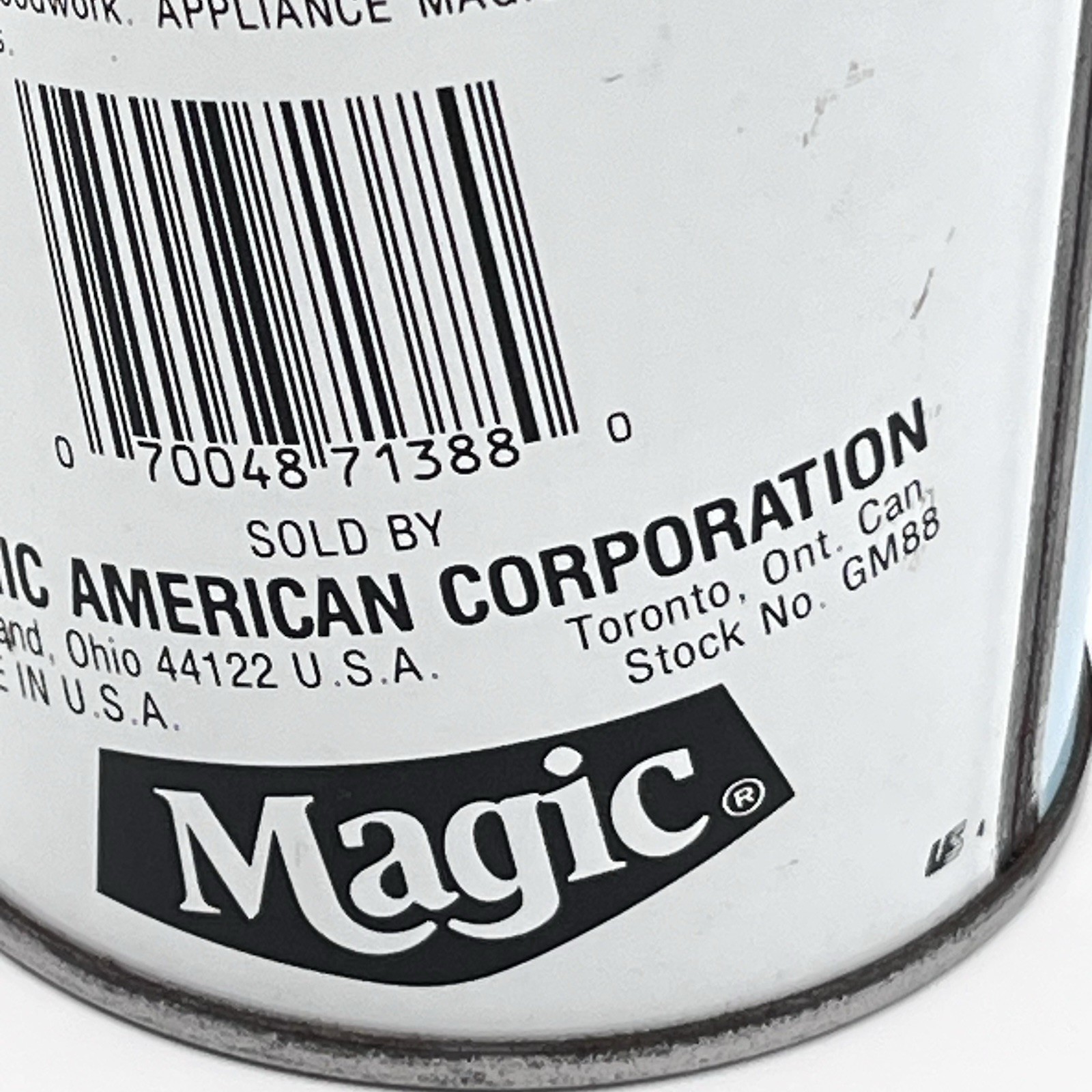 Vtg Garage Magic Spray Cleaner Degreaser 100% Full 70’s Advertising Movie Prop