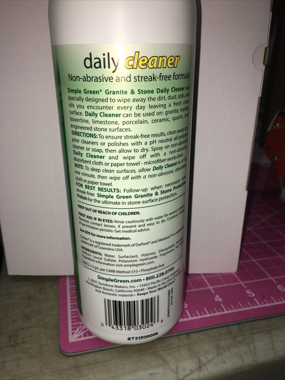 Simple Green Granite & Stone Daily Cleaner, Trigger Spray Bottle 24Oz 👀GR8 BUY