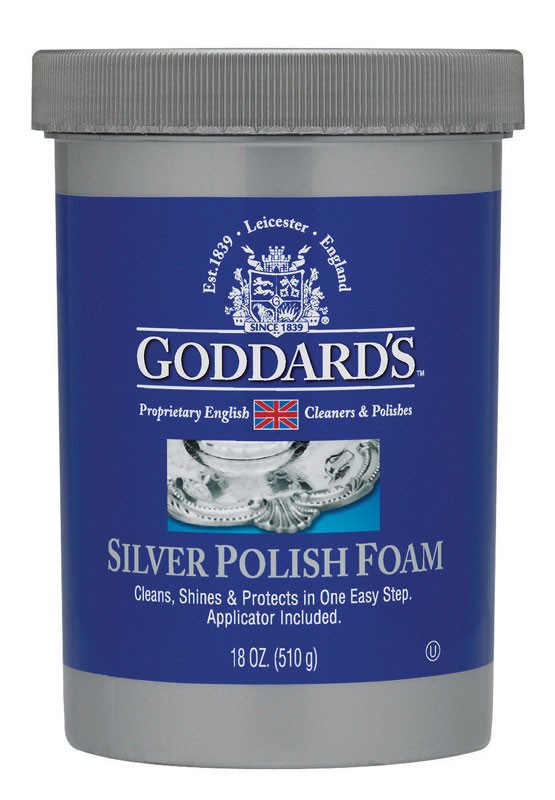 Goddard’s 707087 Silver Polish Tarnish-Resistant Foam Cleaner 18 oz. (Pack of 6)