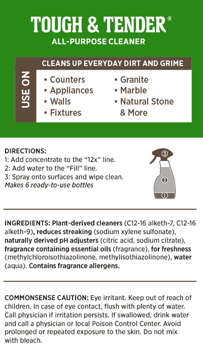 Melaleuca Ecosense Tough And Tender All Purpose Cleaner 12x Concentrate 8 oz
