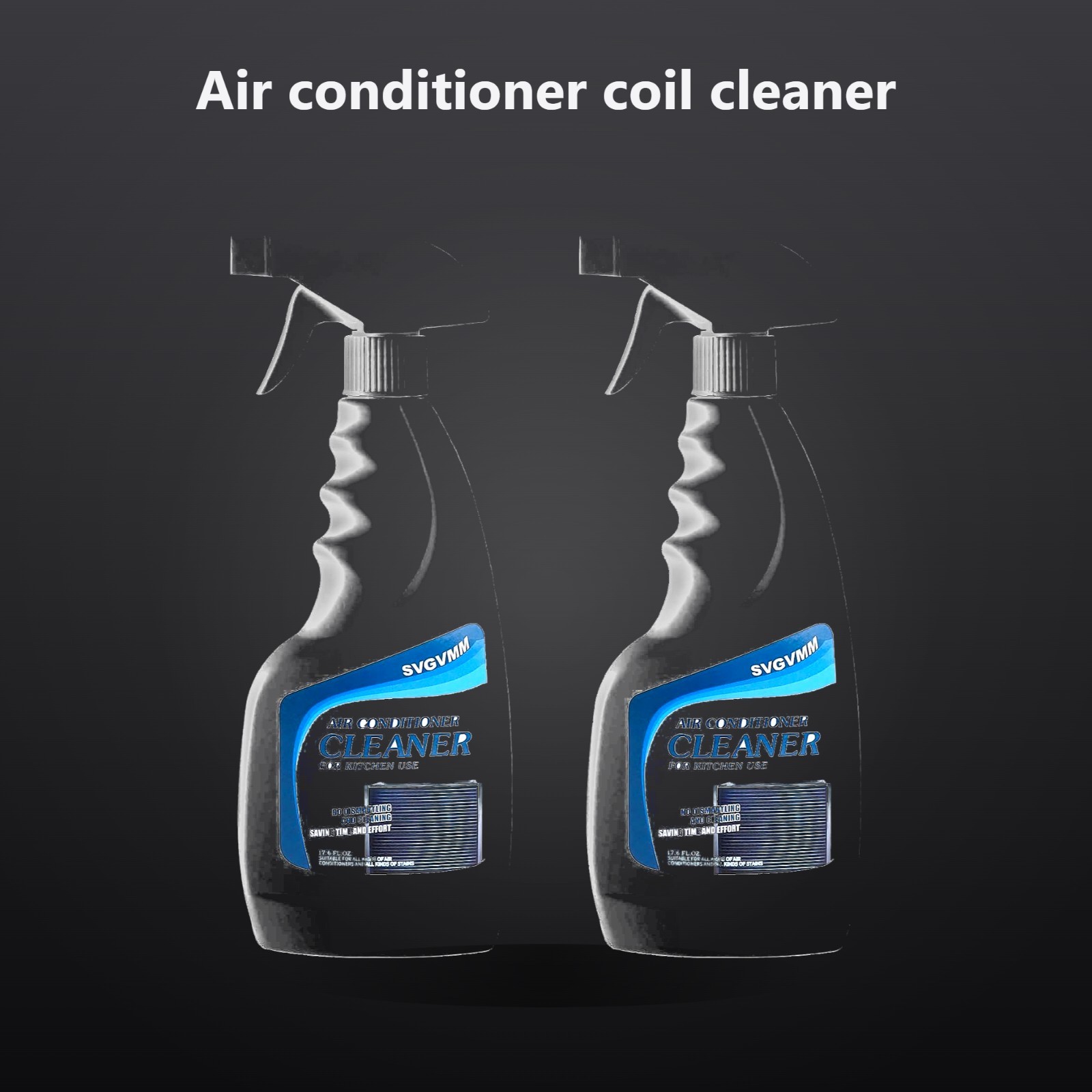 Air Conditioner Coil Cleaner, 17.6 Fl Oz, 2 Pack Foaming Coil Cleaner .
