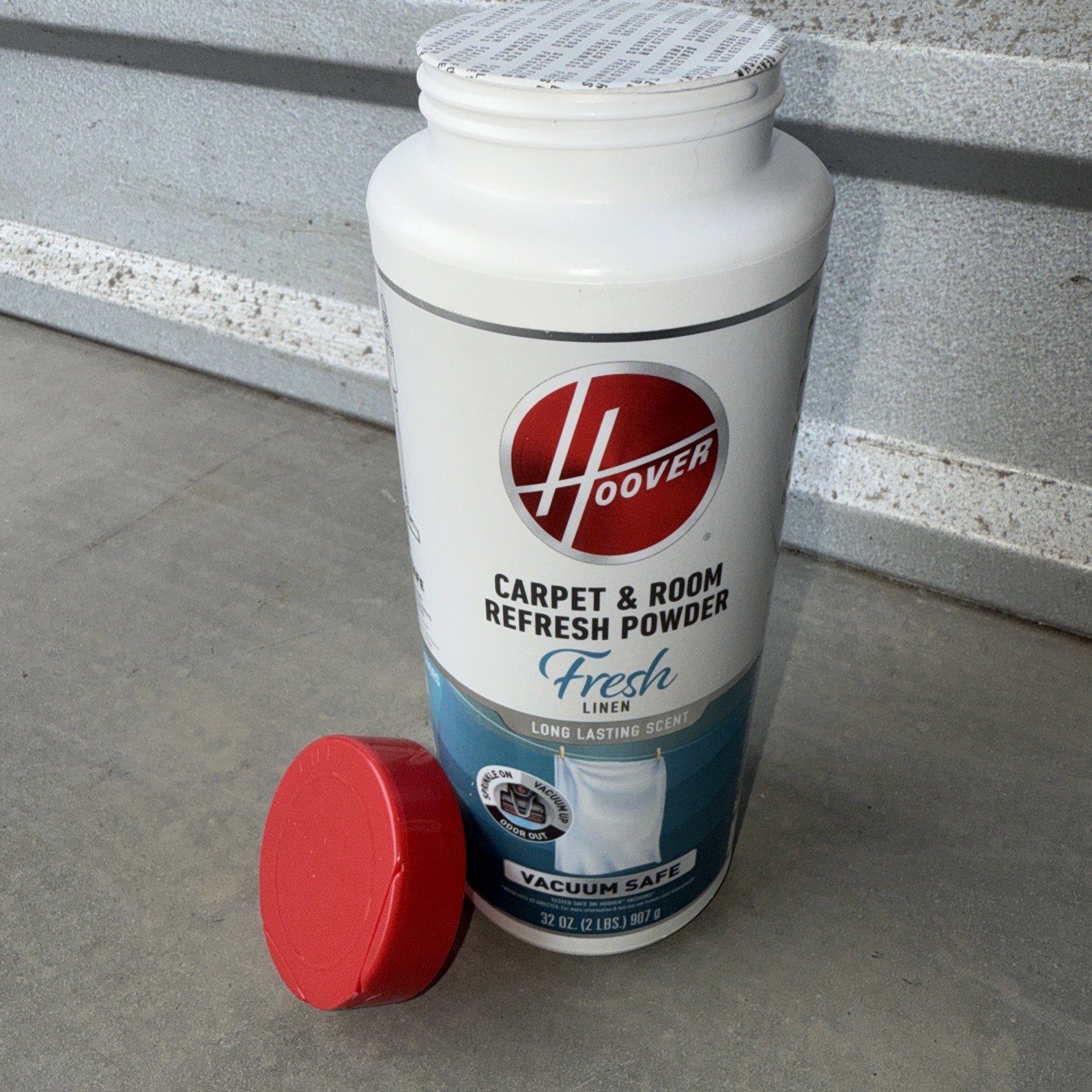 Hoover 32 Oz Carpet & Room Refresher Vacuum Powder Fresh Linen Scent