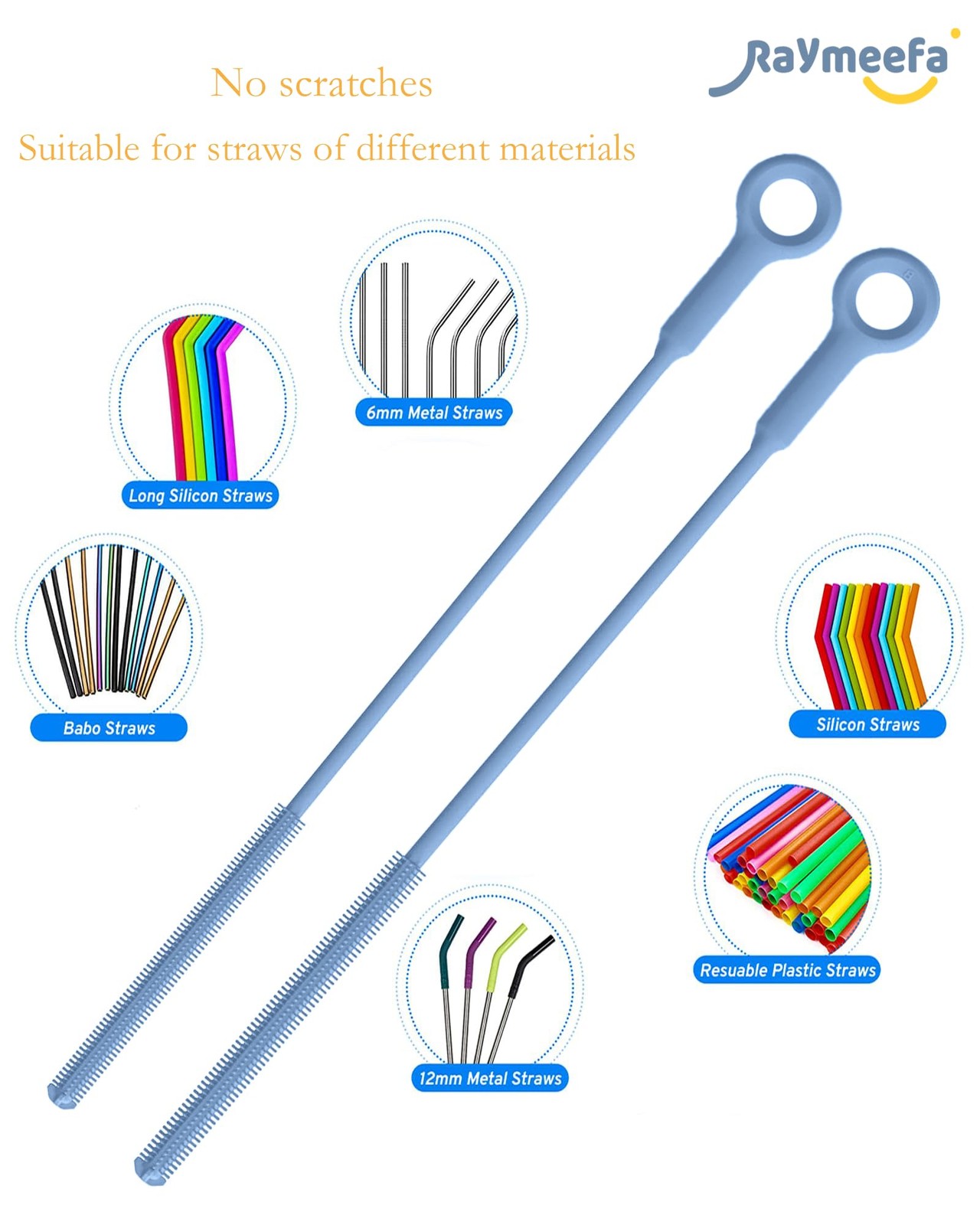 Straw Cleanerextra Long Straw Cleaner Brushreusable Silicone Straw Cleanercrevic