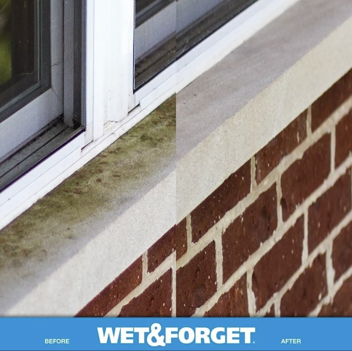 Wet & Forget Liquid Outdoor Surface Cleaner Ready Use Moss Mold Mildew Algae