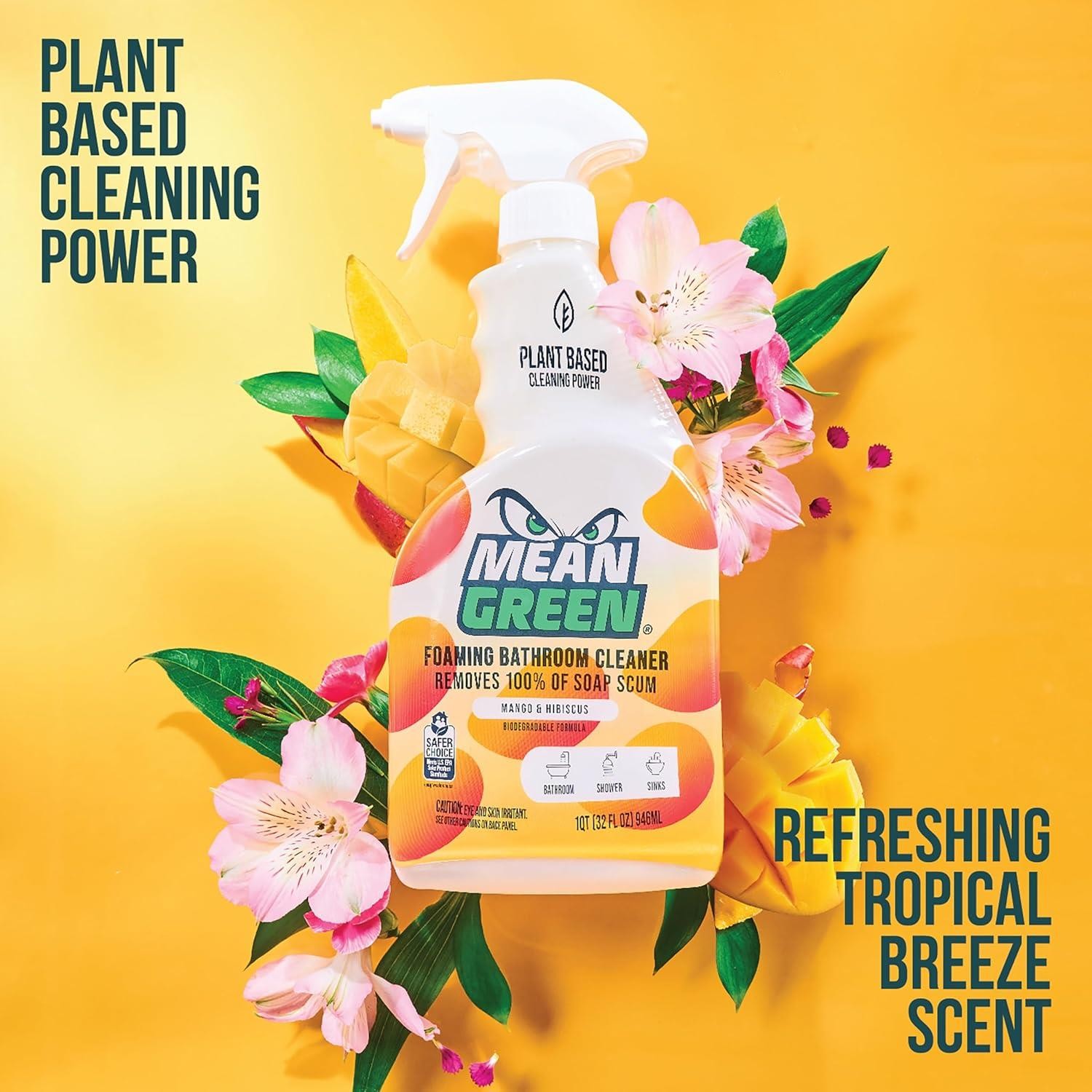 Mean Green Ready-To-Use Bathroom Cleaner, 32oz Spray – 394188