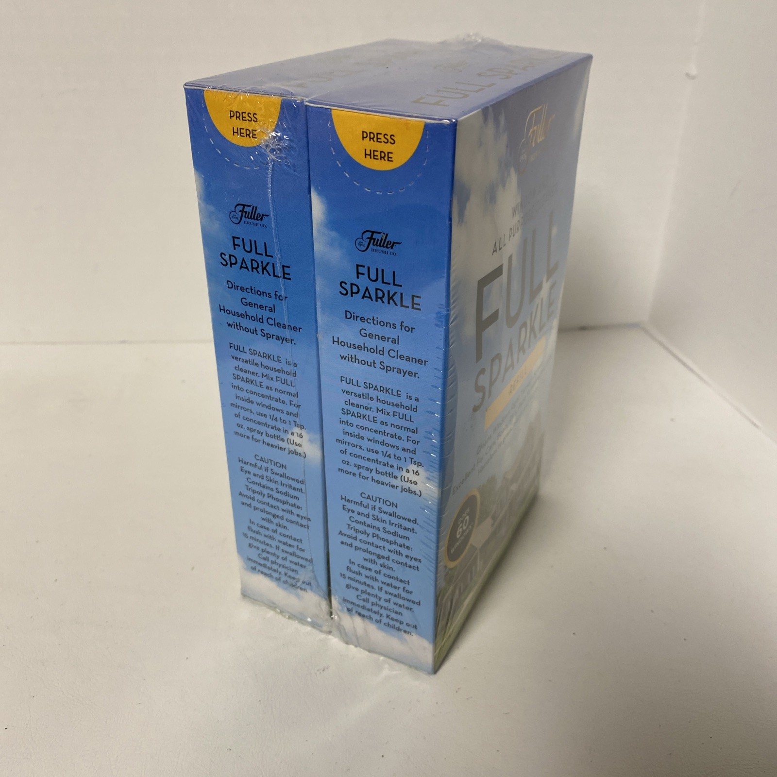 Fuller Brush Full Sparkle Refill Pack of 2 16 oz Sealed Windows Boats RV Patio