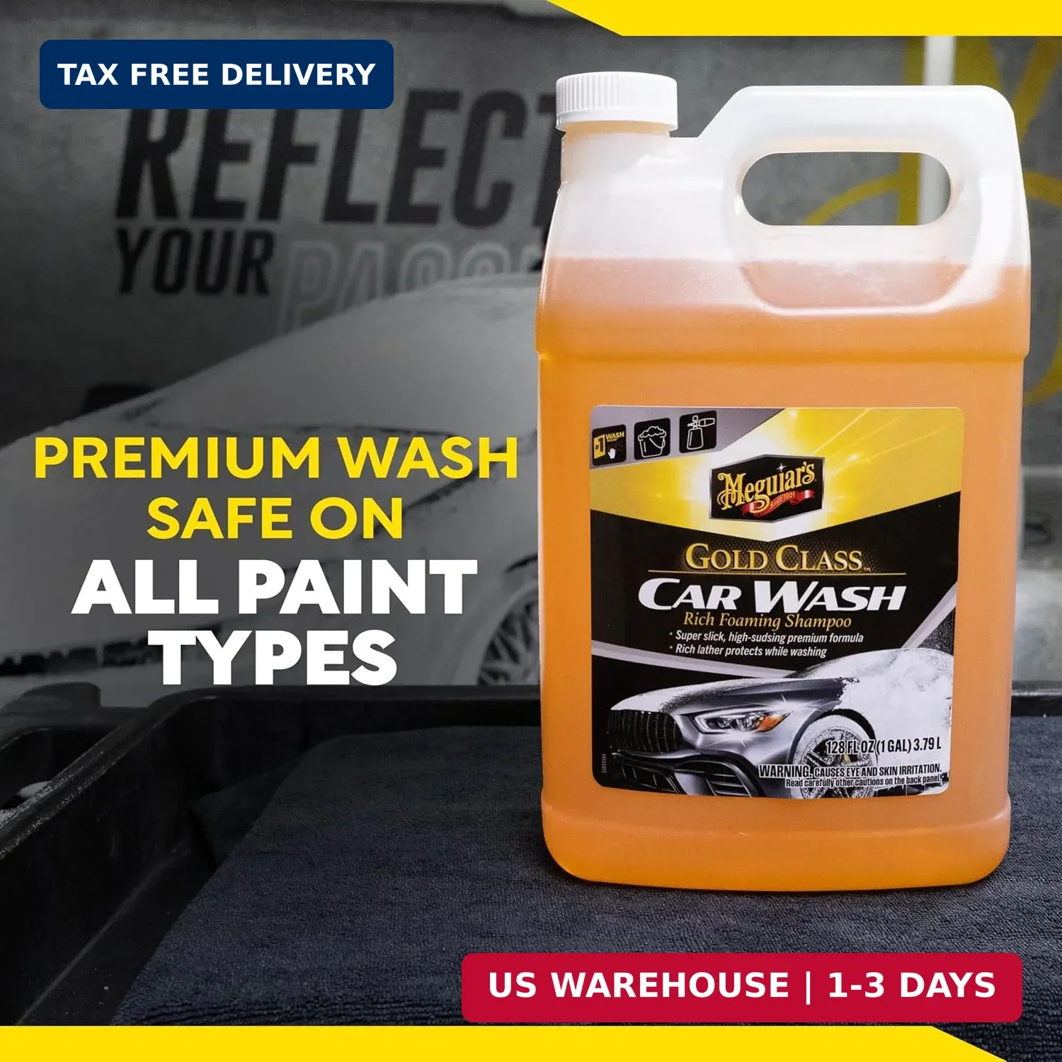 Meguiar’s Gold Class Car Wash, Ultra-Rich Foam Car Wash Soap and Conditioner for