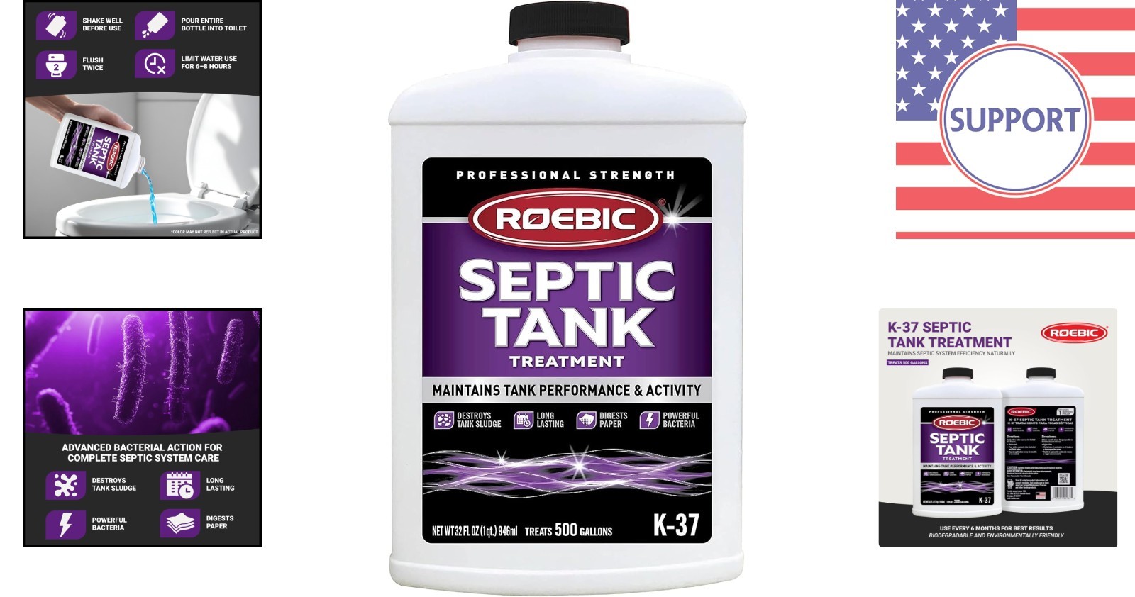 Long-Lasting 32 Fl Oz Septic Tank Treatment – Restores Balance & Prevents Issues