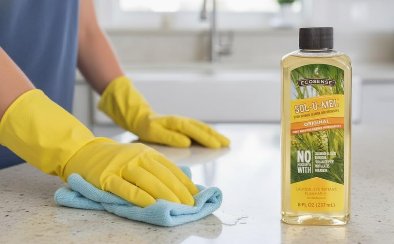 Sol-U-Mel 3-In-1 Cleaner, Original Scent, Multi-Purpose Concentrated Cleaning So