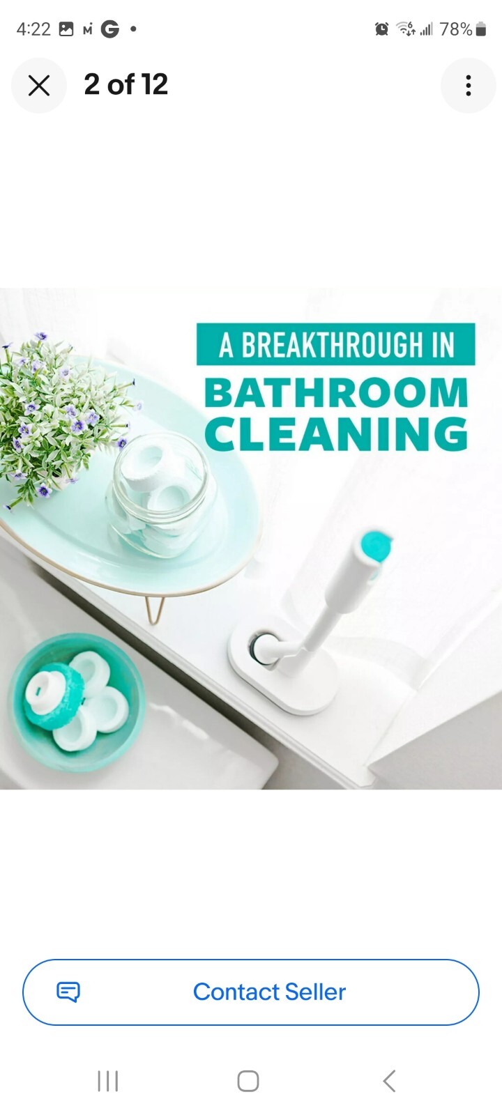 Scotch-Brite Scrub & Drop Toilet Cleaning 1 Brush /Holder +27 Dissolving Tablets