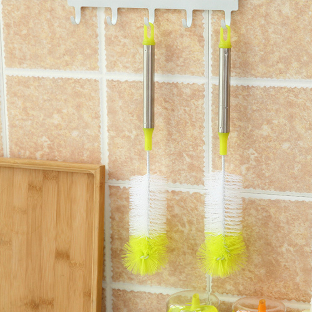 Bottle Scrub Brush Brushes for Cup with Long Handle Feeding