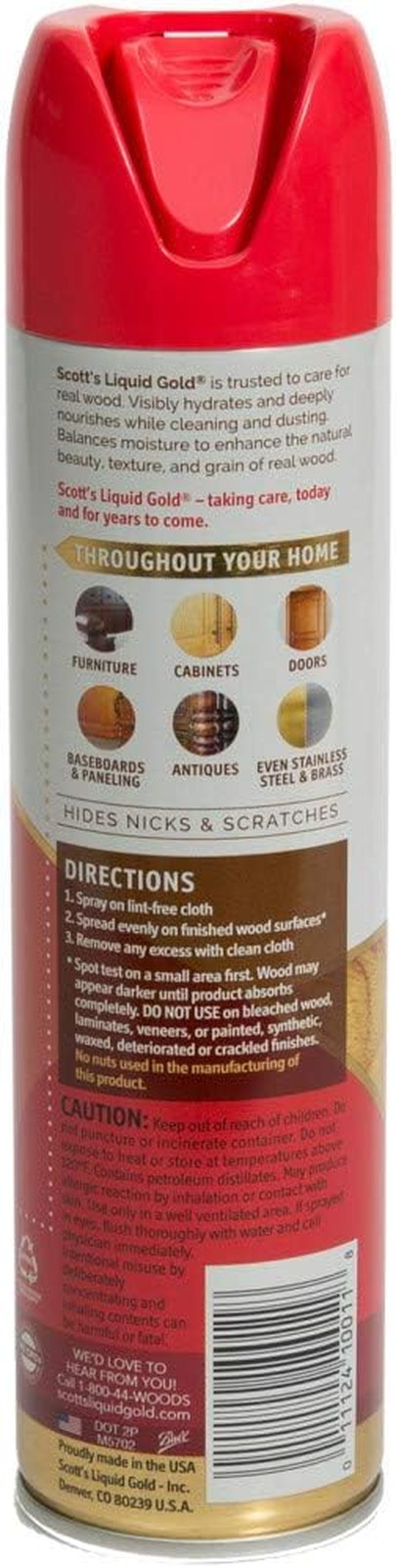 Wood Cleaner Preservative, 10Oz, Aerosolcan