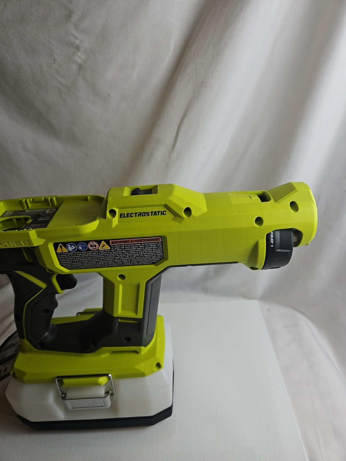 RYOBI ONE+ 18V Cordless Handheld Electrostatic Sprayer (Tool Only) #MP1