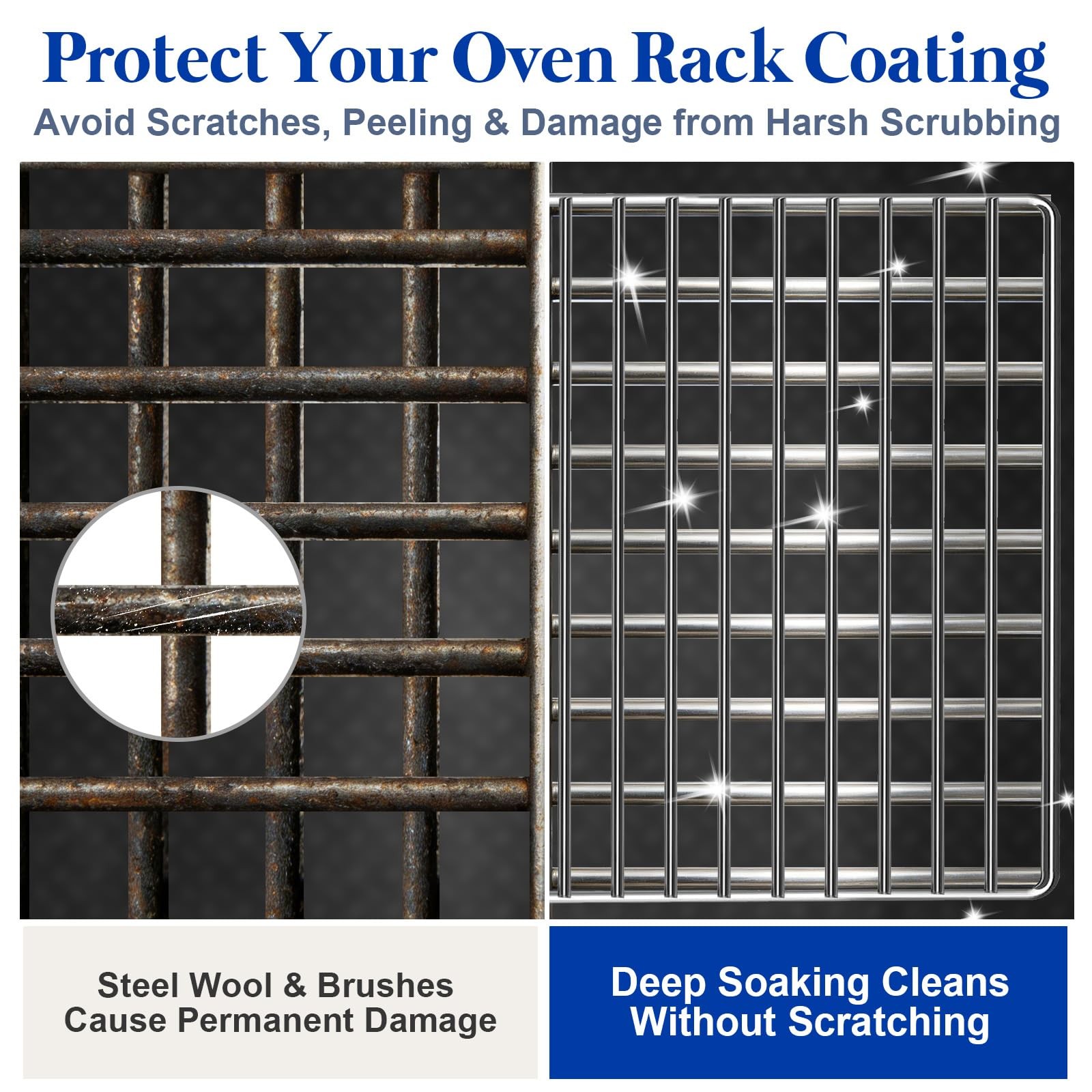 Oven Rack Cleaning Bags 19.6 x 27.5 Inch, 5 Pack