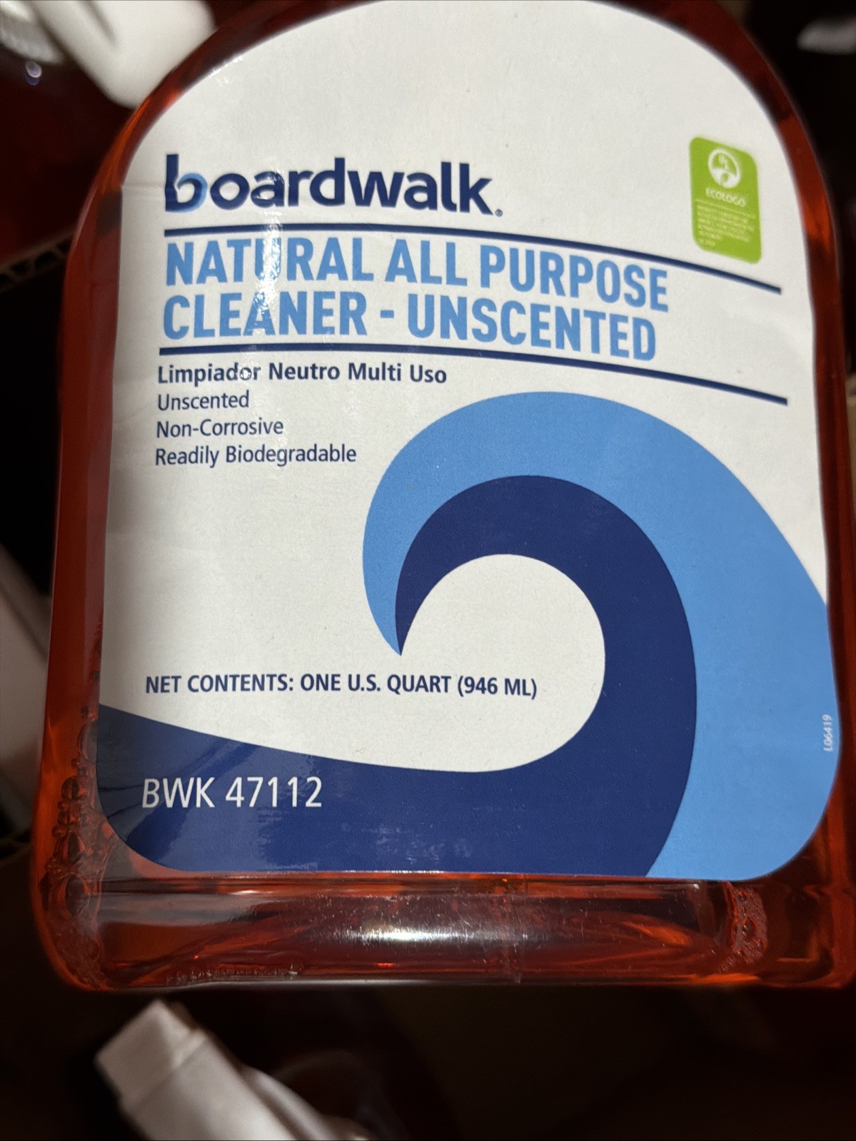 Boardwalk Natural All Purpose Cleaner, Unscented, 32 oz Spray Bottle, 12/Carton