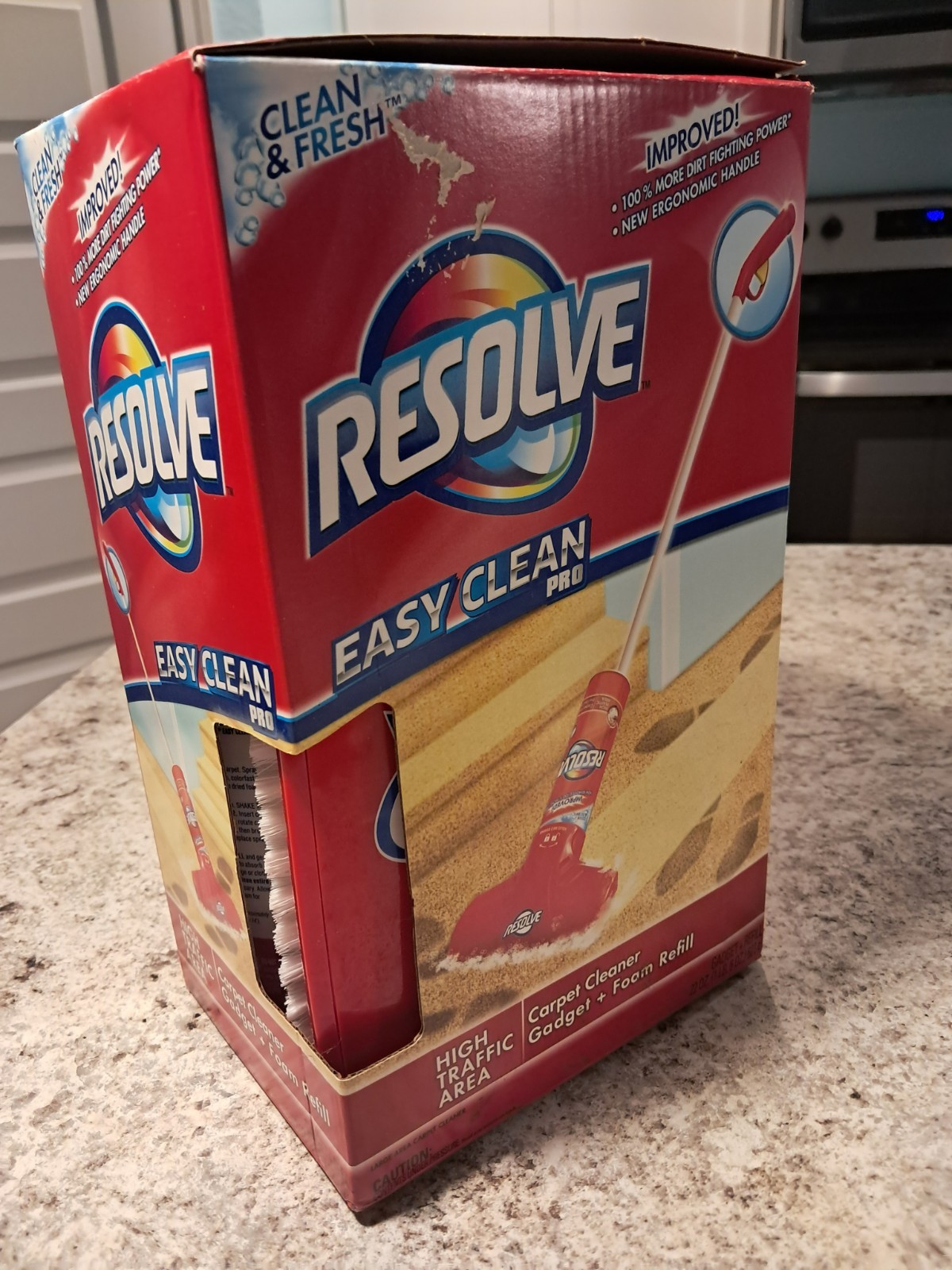 Resolve Easy Clean Pro Carpet Cleaner Gadget + Foam Refill